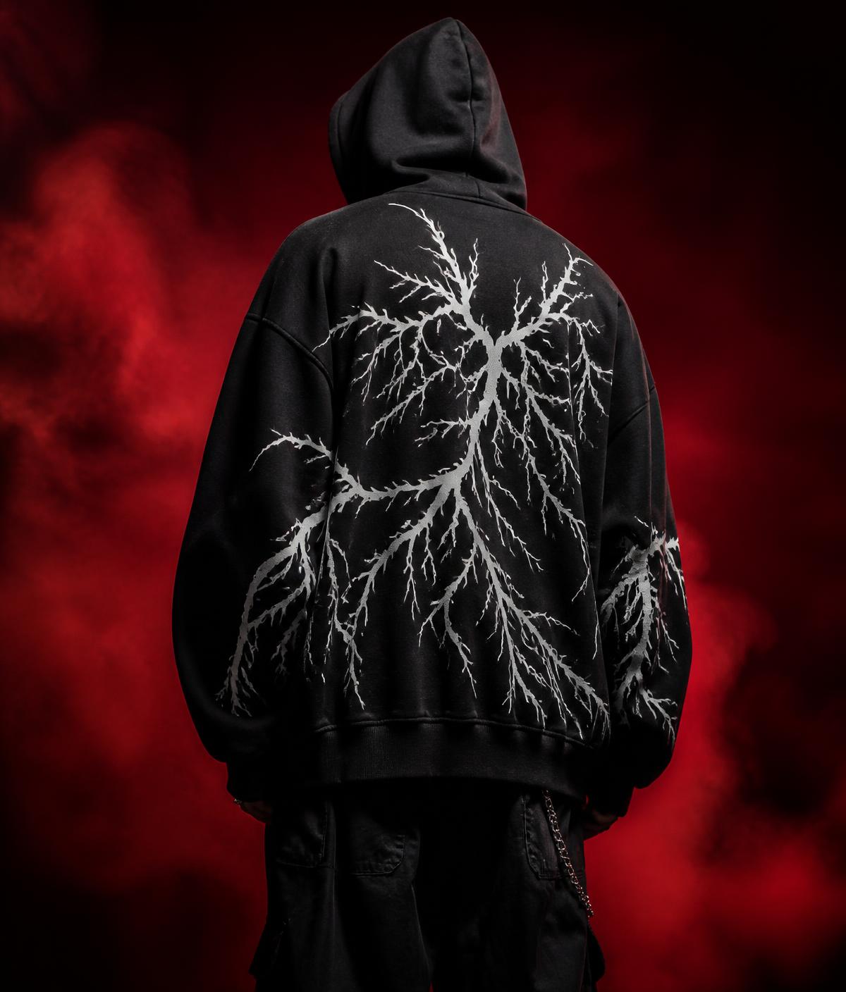 SparkZen hoodie detail